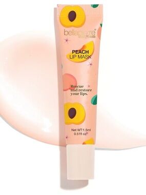 bellapierre Cosmetics Peach Lip Mask | Lip Plumping Mask, New Sealed